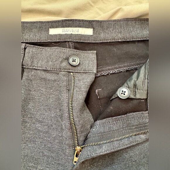 PERRY ELLIS Portfolio Dark Gray Men's Pants - Picture 5 of 6